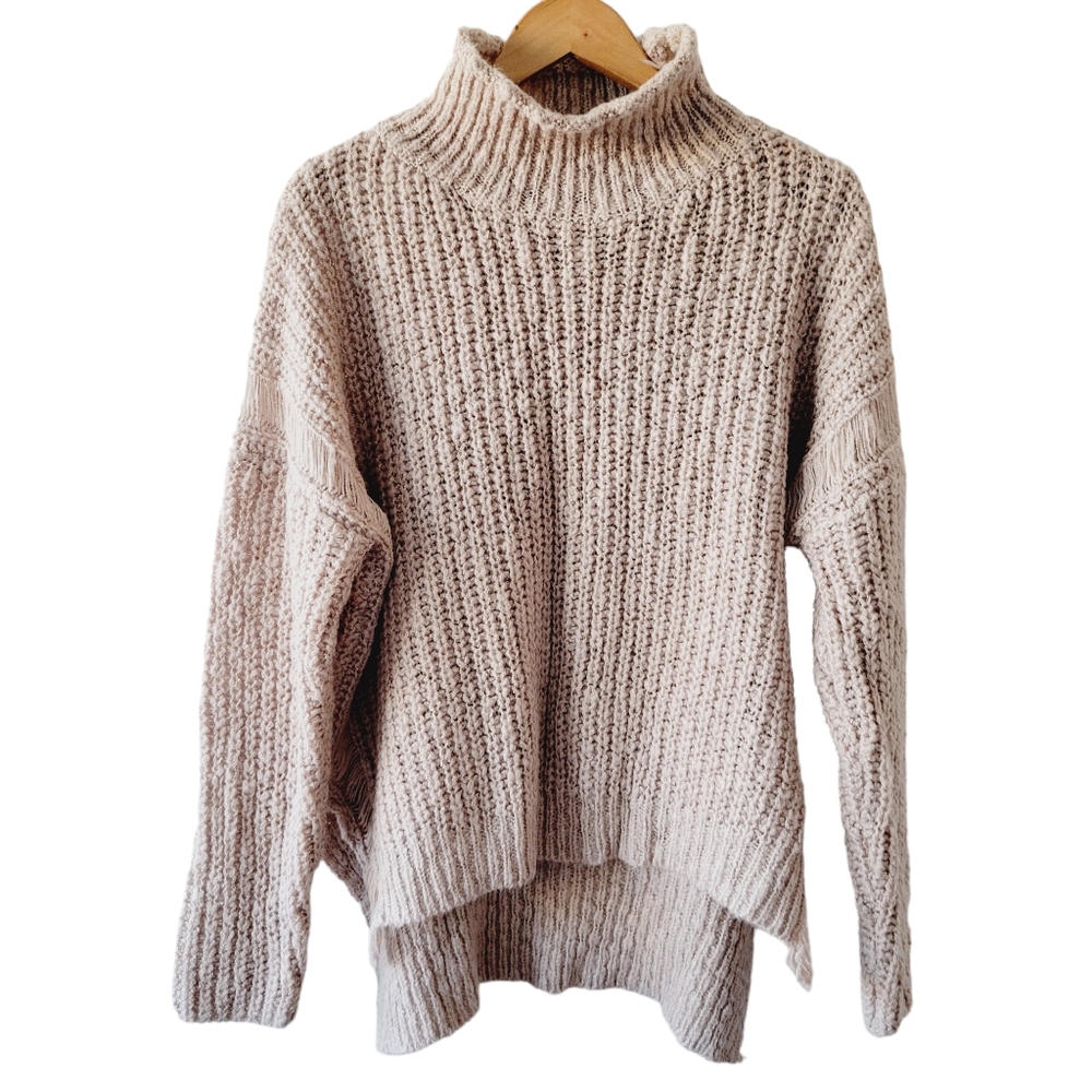 Pol Mock Neck Pullover Sweater